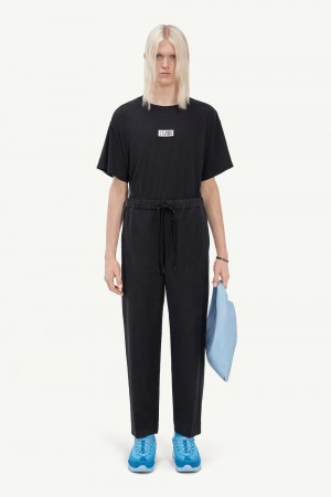 Maison Margiela Drawstring Trousers Svarta | SE_MM49712