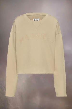 Maison Margiela Firm Fleece Sweatshirt Gula | SE_MM62666