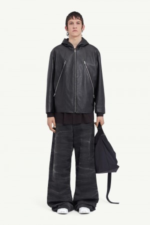 Maison Margiela Hooded Jacket Svarta | SE_MM68808