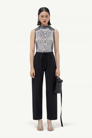 Maison Margiela Trousers Svarta | SE_MM26845