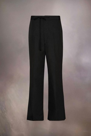 Maison Margiela Waist Tie Trousers Svarta | SE_MM52780