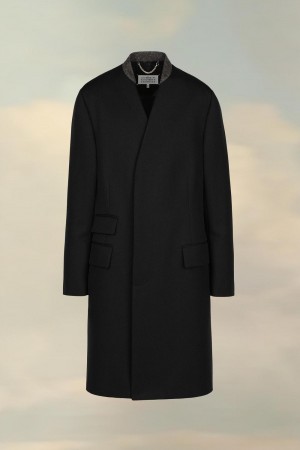 Maison Margiela Wool Cavalry Coat Svarta | SE_MM39186