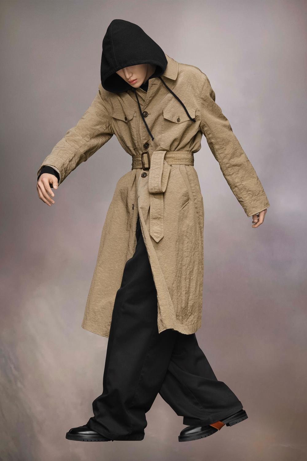 Maison Margiela Canvas Trench Coat Bruna | SE_MM41298