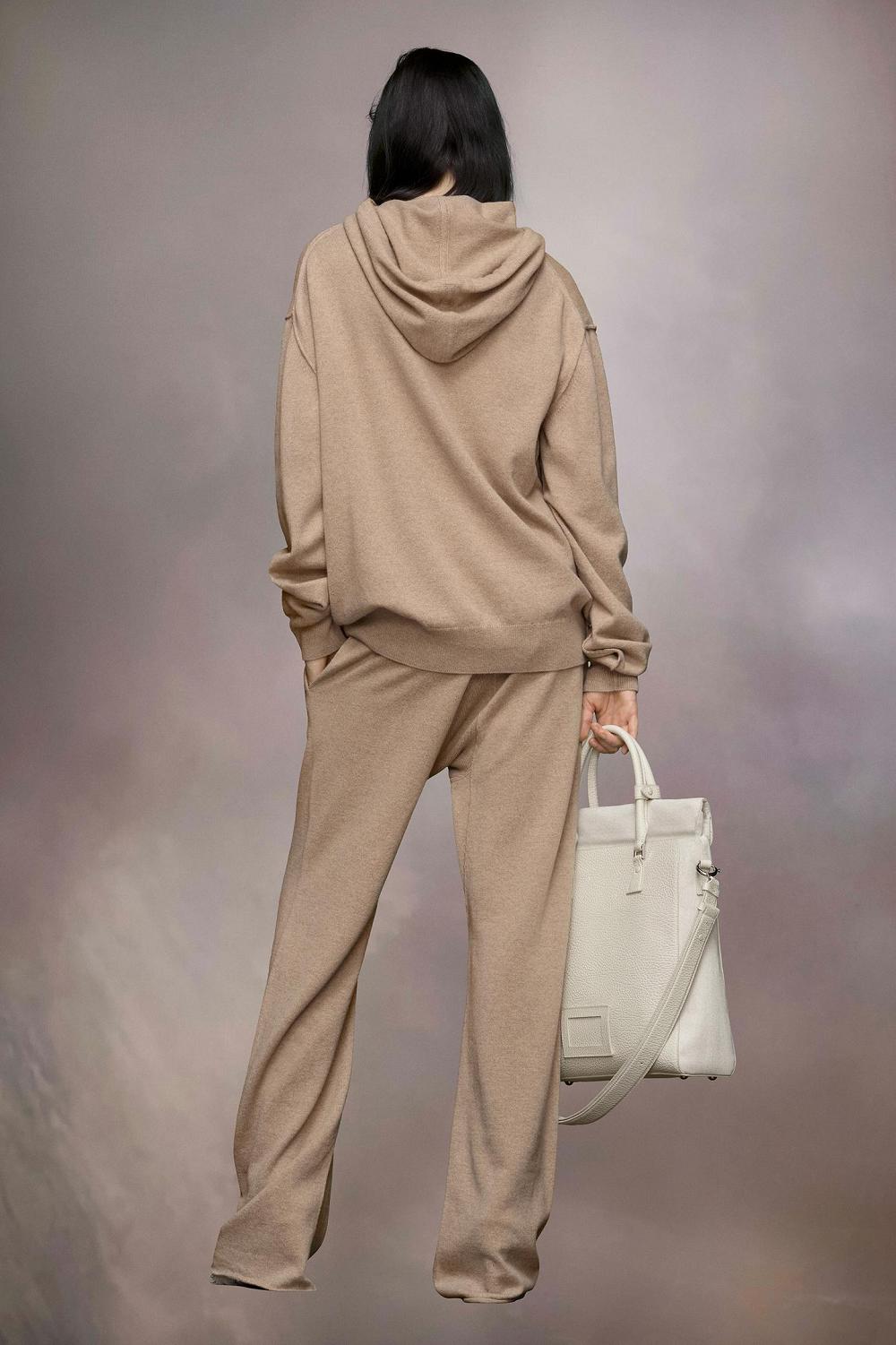 Maison Margiela Cashmere Hooded Sweater Khaki | SE_MM37684