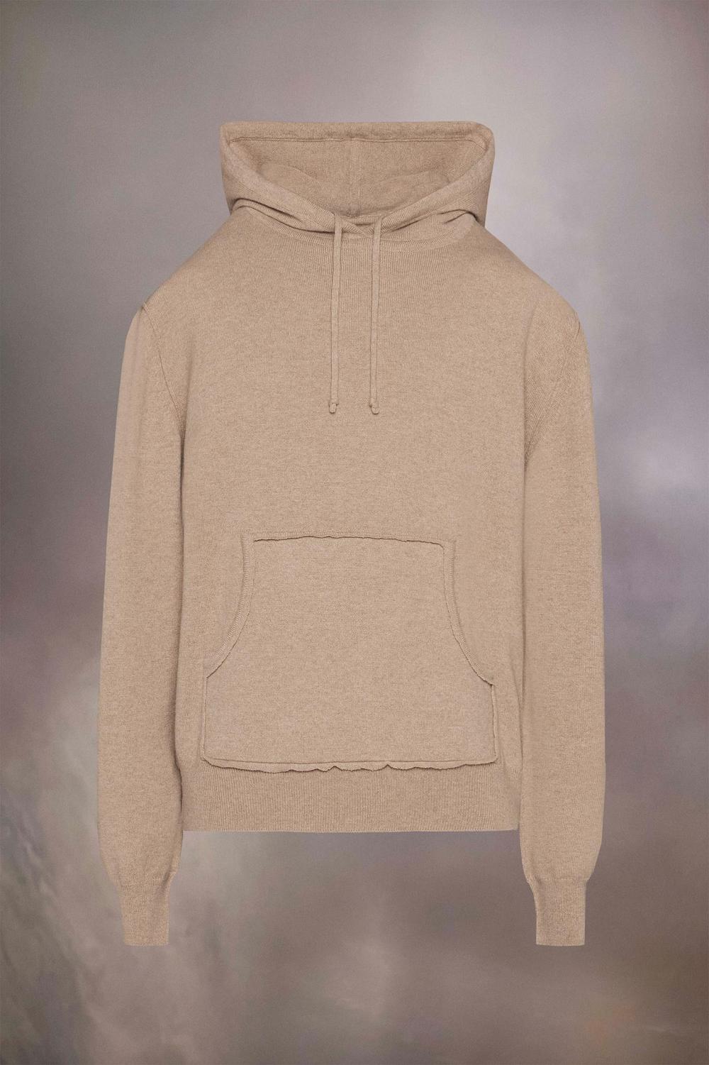 Maison Margiela Cashmere Hooded Sweater Khaki | SE_MM37684