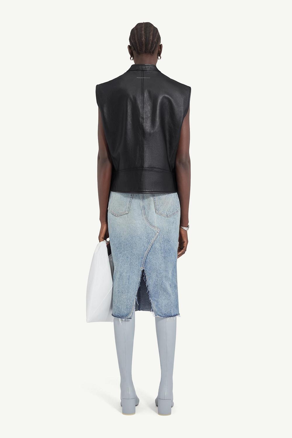 Maison Margiela Motorcycle Gilet Svarta | SE_MM96097