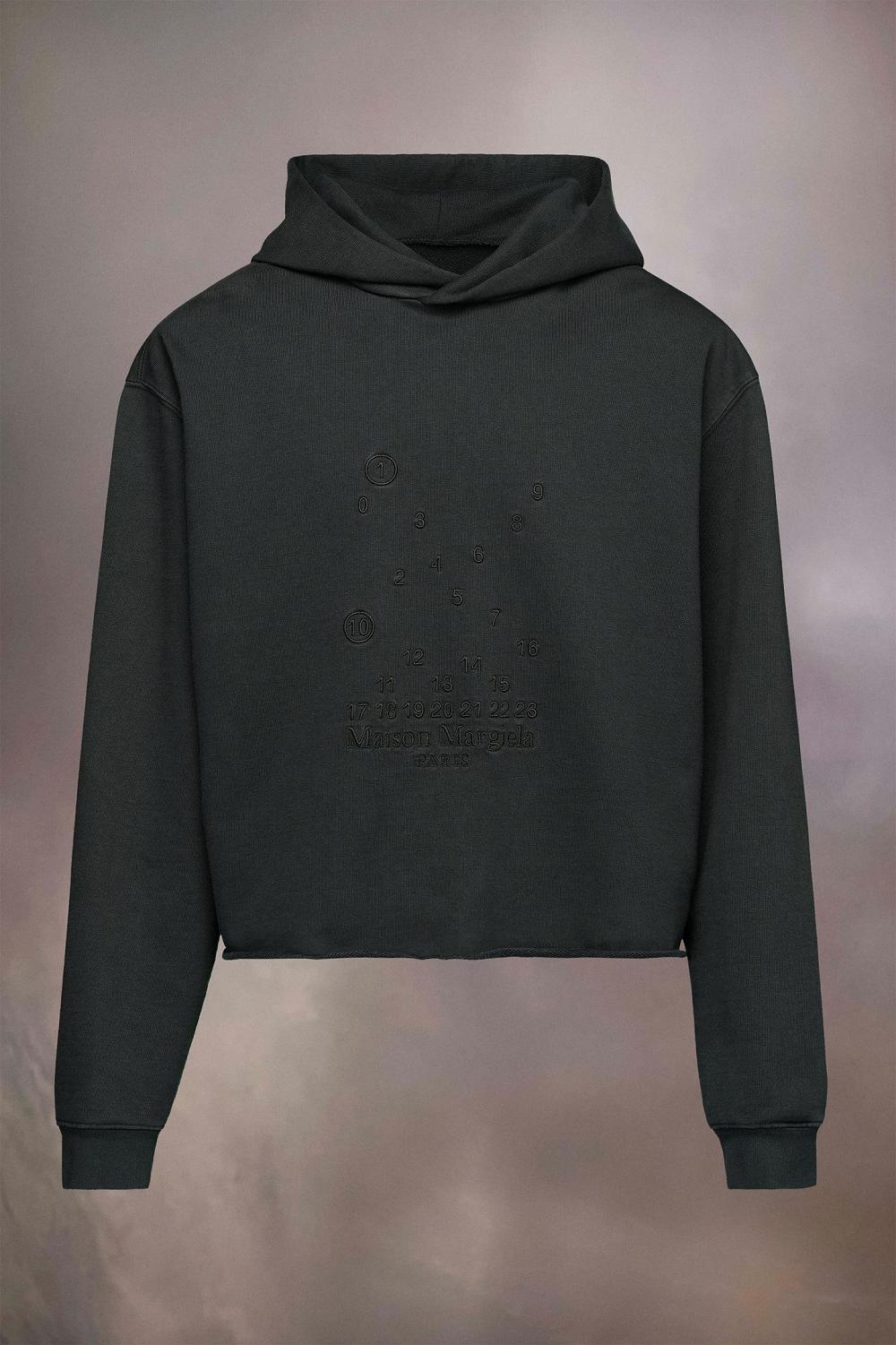 Maison Margiela Numeric Logo Hoodie Svarta | SE_MM18199