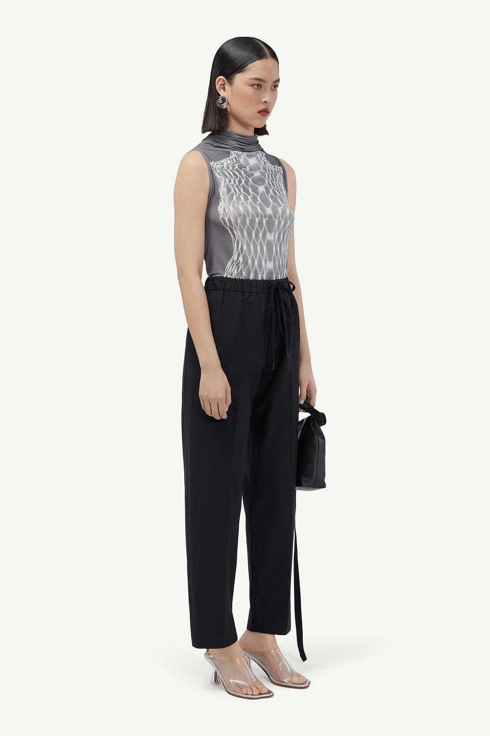 Maison Margiela Trousers Svarta | SE_MM26845